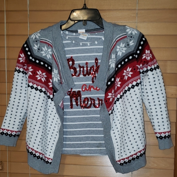 Gymboree Other - Christmas shirt & sweater bundle